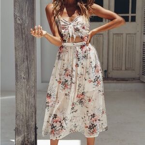 Hello Molly Day Of Destiny midi dress with a floral print